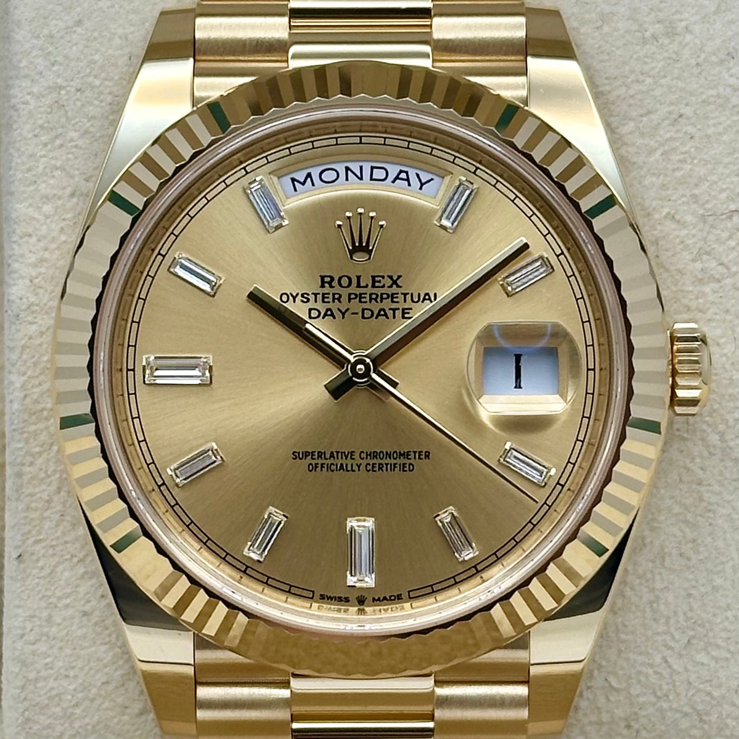 Day-Date 40 Champagne Baguettes Ref 228238 2022