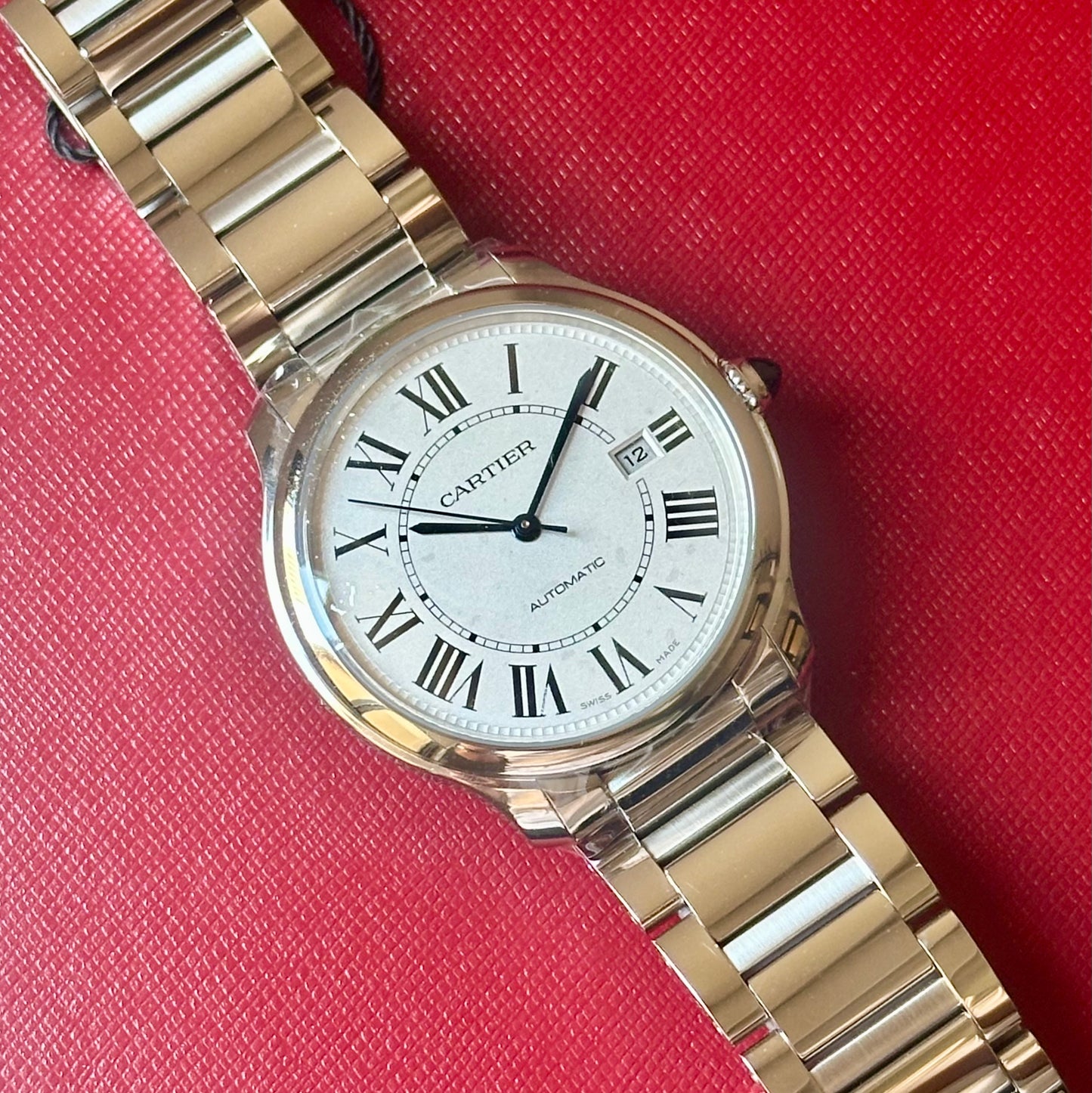 Ronde Must De Cartier White Romans Ref WSRN0035 2024