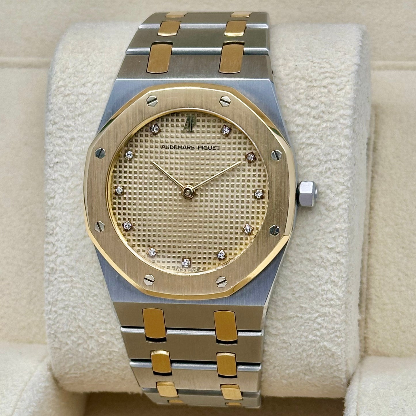 Royal Oak Champagne Diamond 18K Yellow Gold Two Tone Ref 56303SA 1990