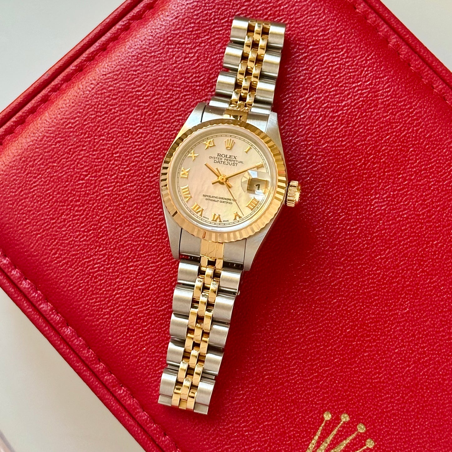 Lady-Datejust 26 Mother Of Pearl Romans Ref 79173 1999