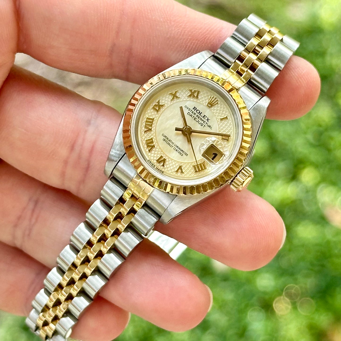 Lady-Datejust 26 Myriad Mother Of Pearl Romans Ref 69173