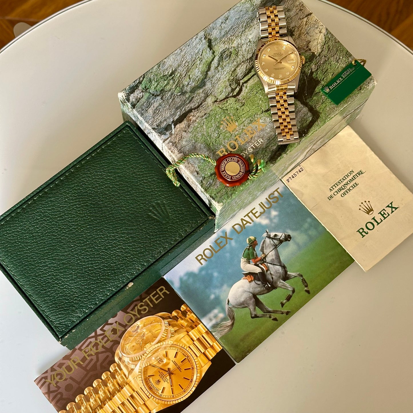 Datejust 36 Champagne Big Diamond Ref 16233 2000