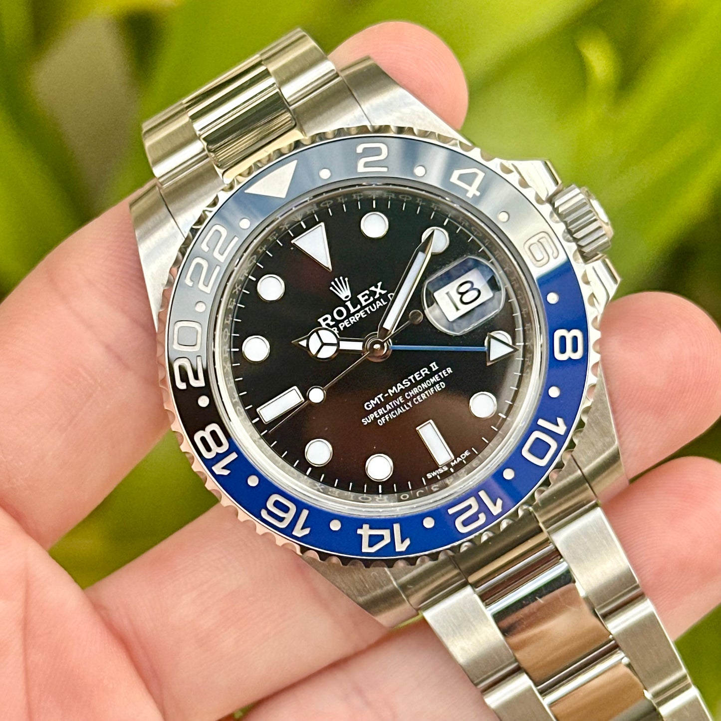 GMT Master II Batman Ref 116710BLNR 2018