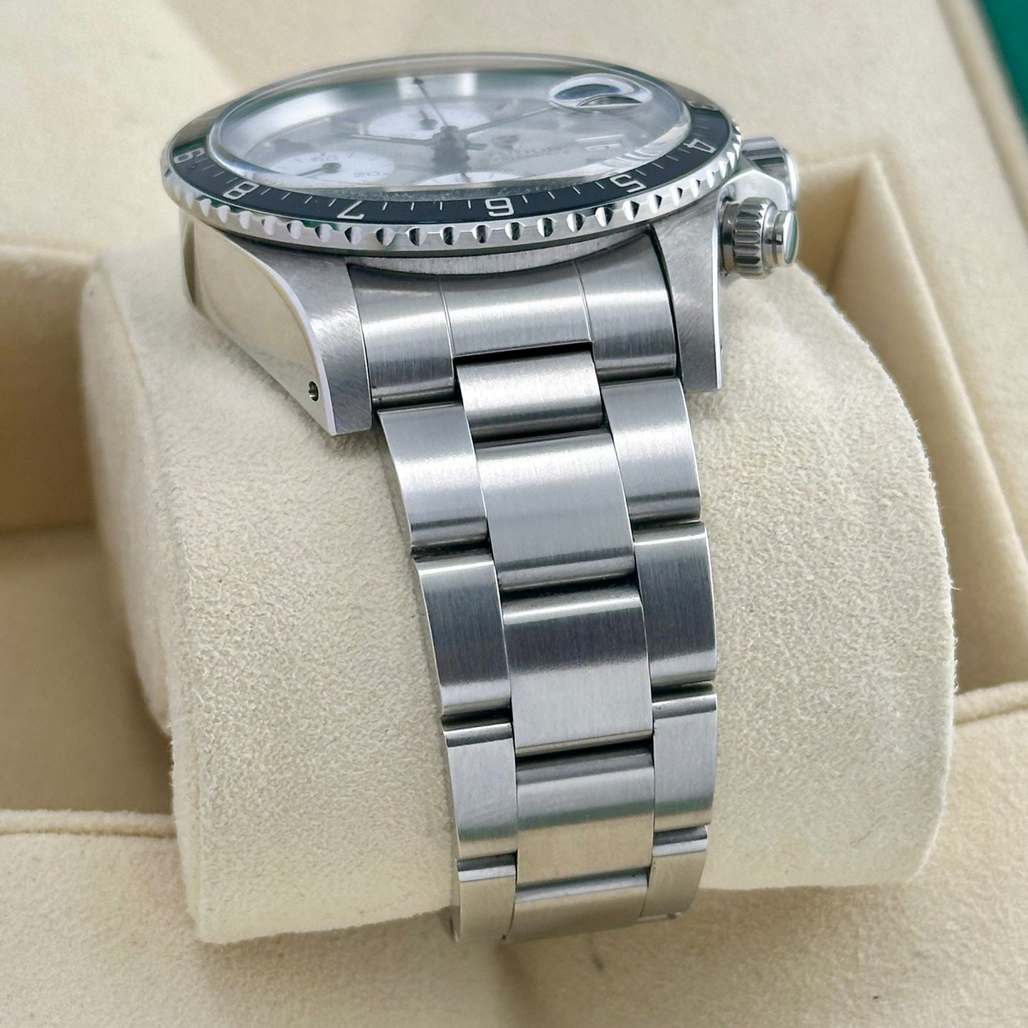 Oysterdate Chronograph Big Block Albino Dial Ref 79170