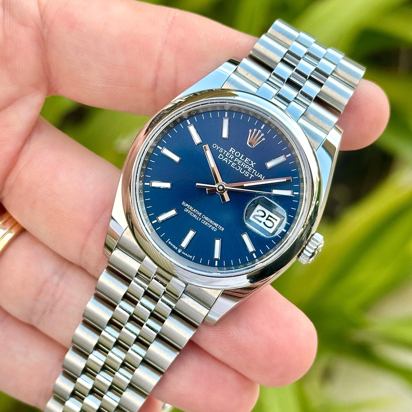 Datejust 36 Jubilee Blue Ref 126200 2023