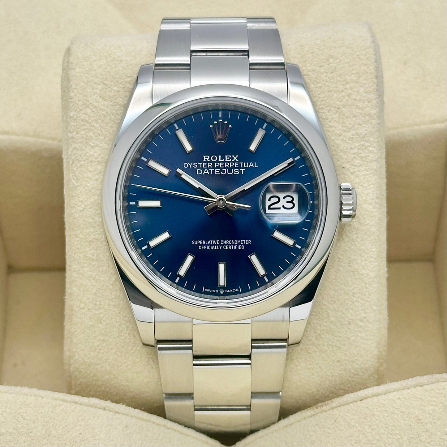 Datejust 36 Blue Ref 126200 2019