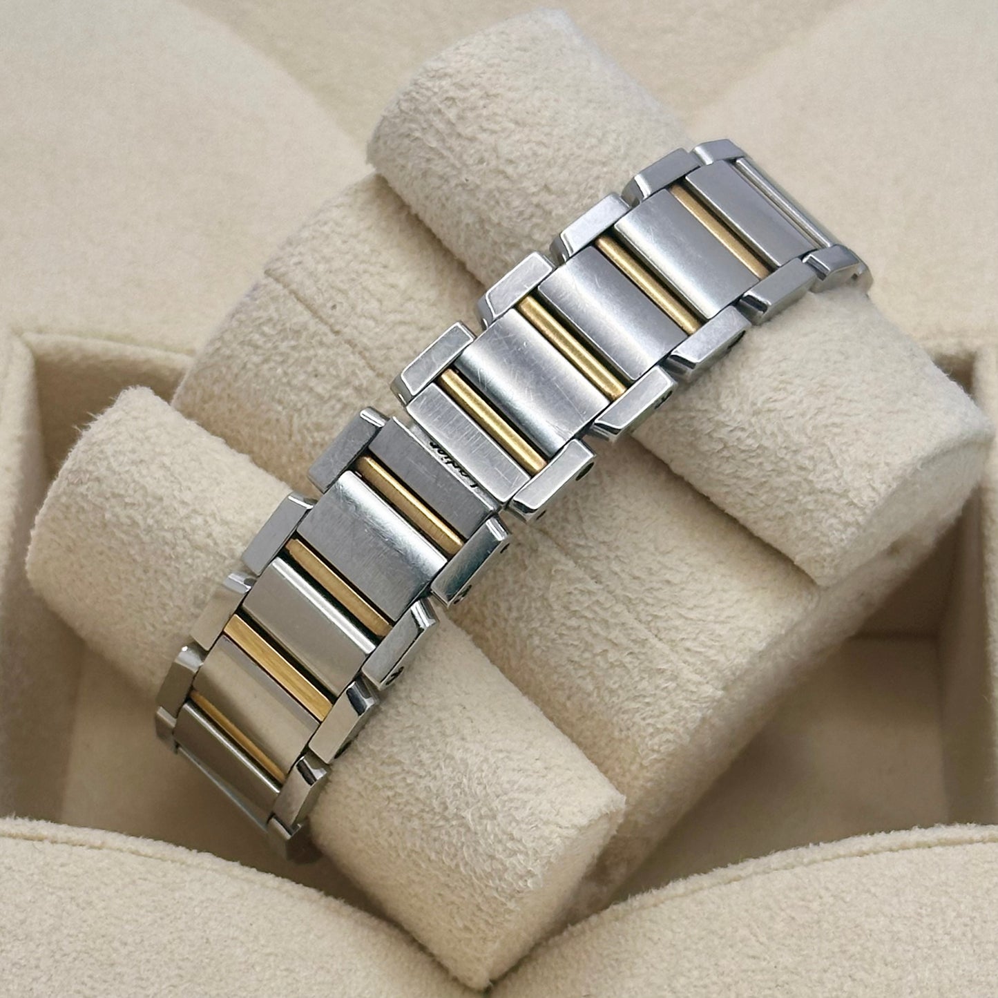 Tank Française Small 18K Yellow Gold Two Tone Ref 2384 1990