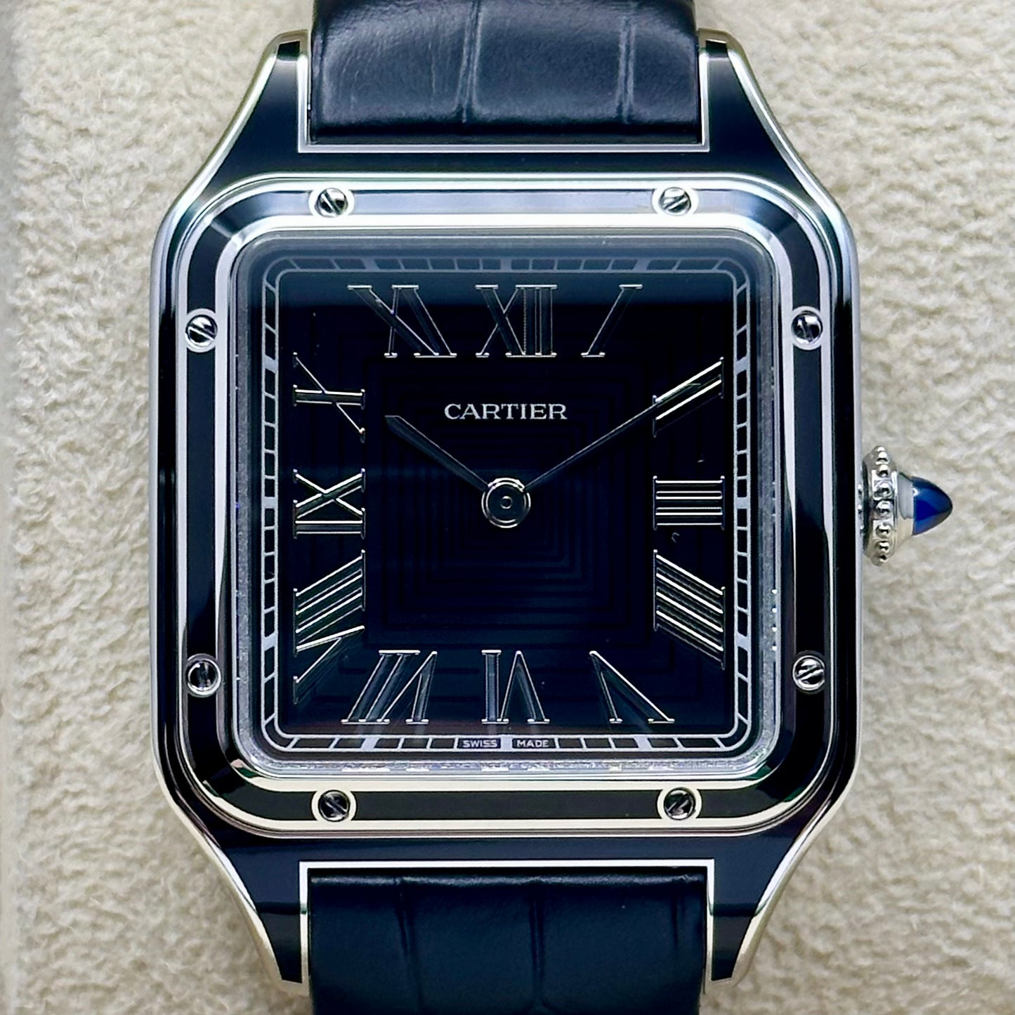 Santos Dumont Large Black Lacquer Ref WSSA0046 2025