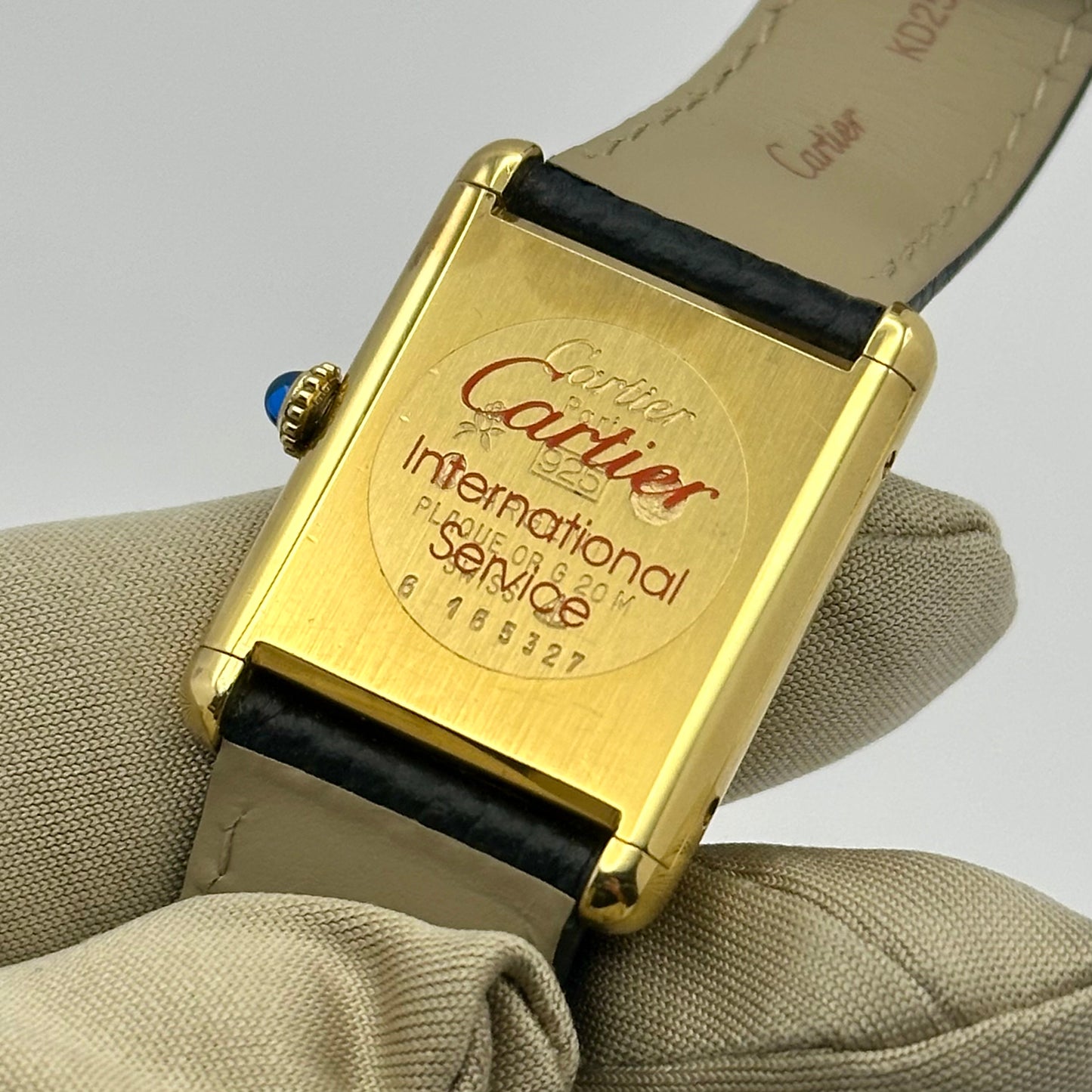 Tank Must Vermeil Large Ivory Romans Ref 59005 1985