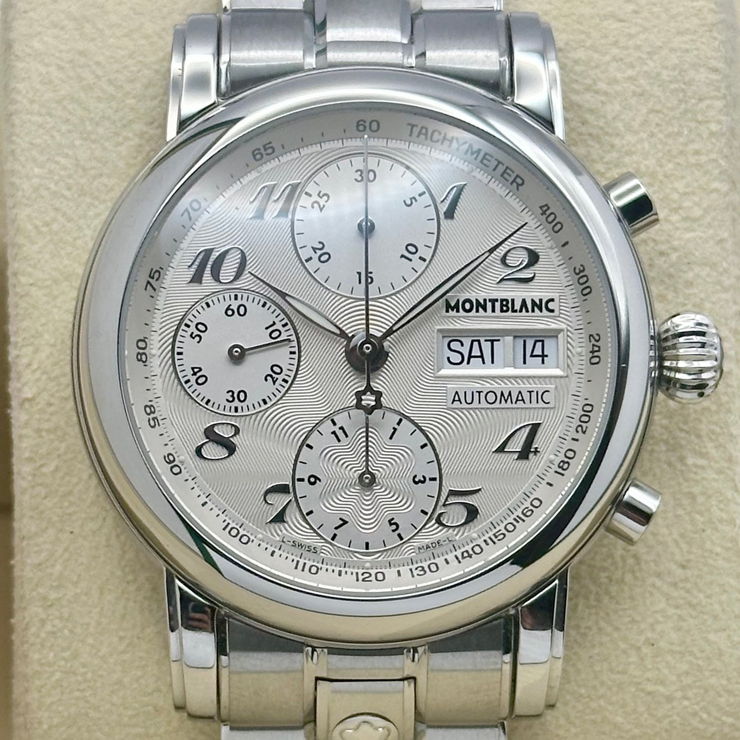 Montblanc Star XL Silver Chronograph Ref M29101 2006