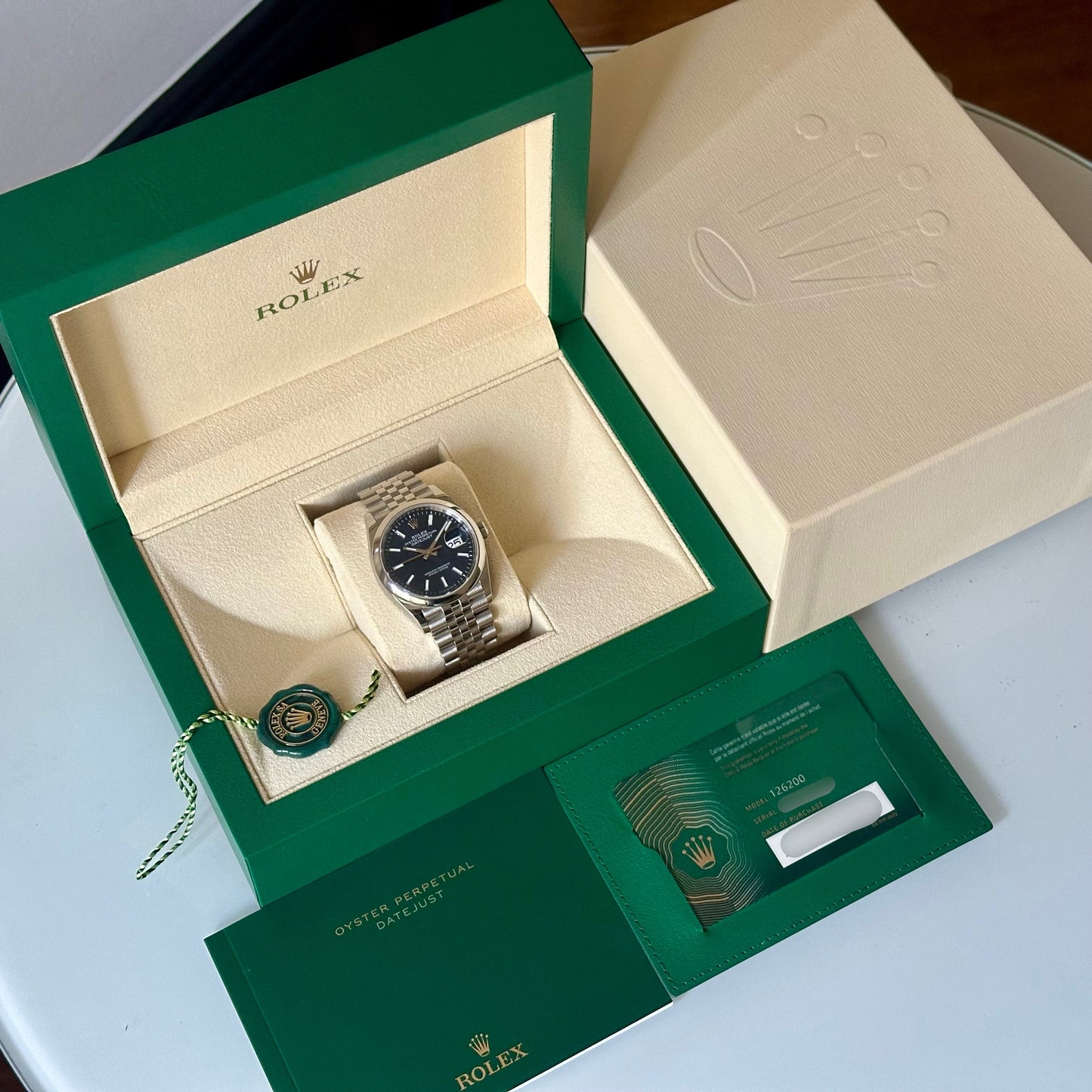 Datejust 36 Jubilee Blue Ref 126200 2023