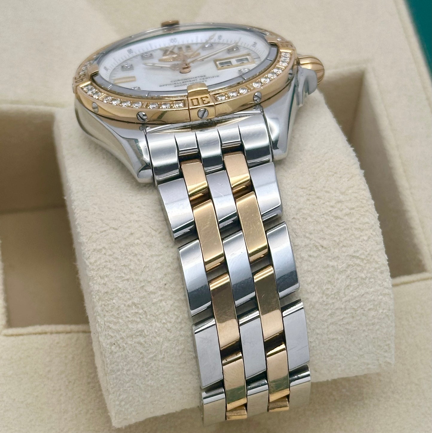 Cockpit Rose Gold MOP Diamond Bezel Ref C4935053/A649 2015