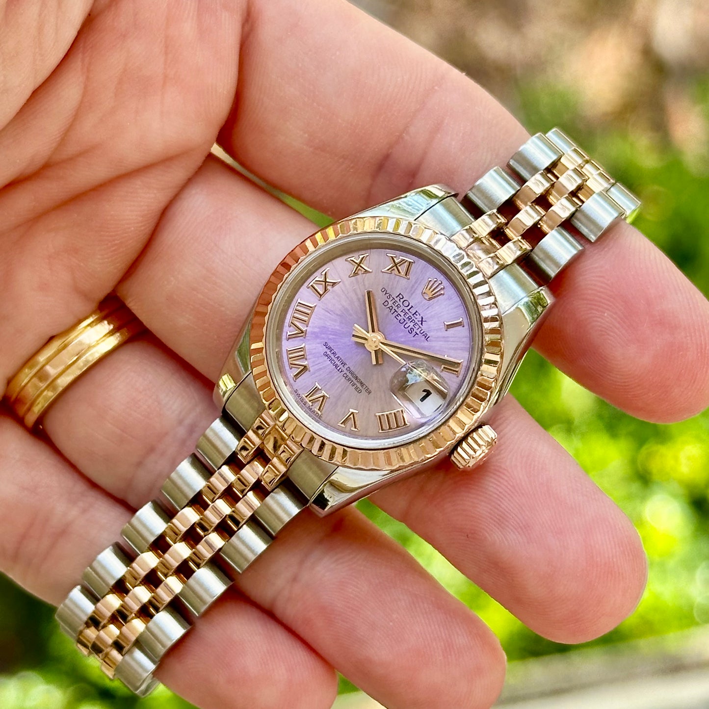 Lady-Datejust 26 Purple Romans Ref 179171 2009