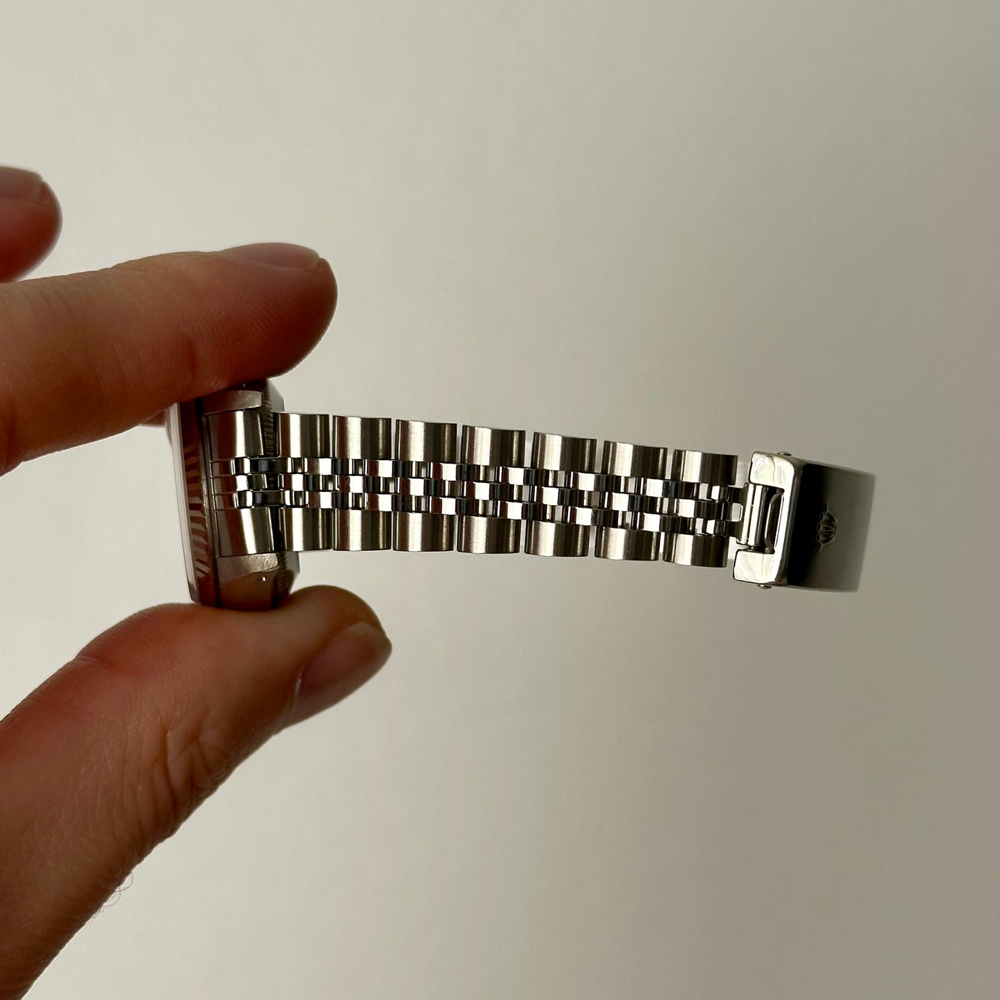 Lady-Datejust 26 Black Computer 18K White Gold Ref 69174 1991