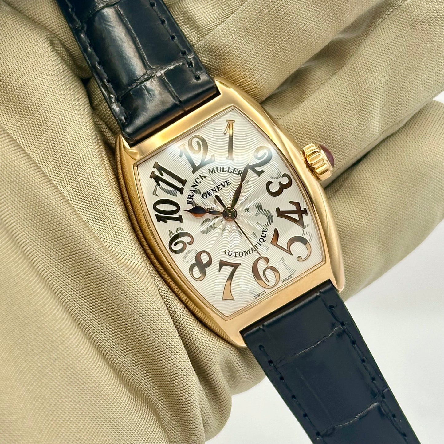 Cintrée Curvex Asia Edition 18K Rose Gold Ref 7500 SC AT FO HO