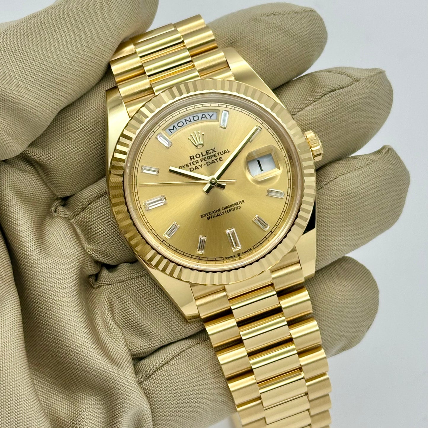 Day-Date 40 Champagne Baguettes Ref 228238 2022