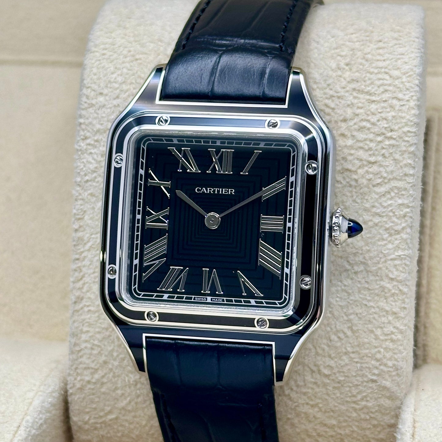 Santos Dumont Large Black Lacquer Ref WSSA0046 2025