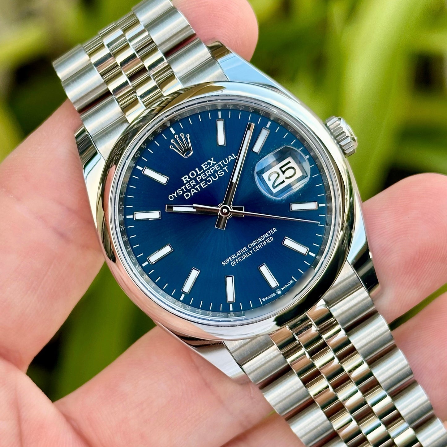 Datejust 36 Jubilee Blue Ref 126200 2023