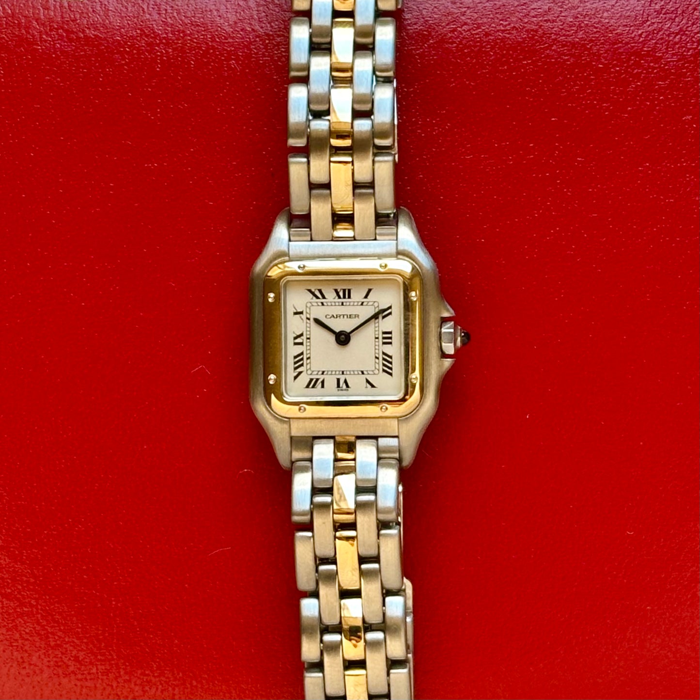 Panthére Small Single Row 18K Yellow Gold Two Tone Ref 1507917 1990