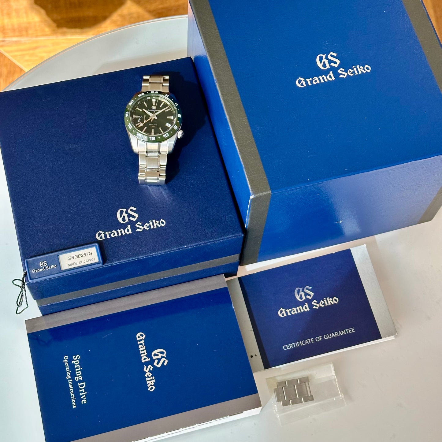 GMT Spring Drive Sunburst Green Ref SBGE257 2021