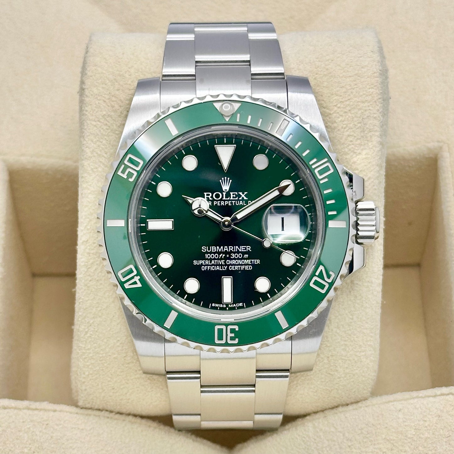Submariner Date Hulk Ref 116610LV 2014