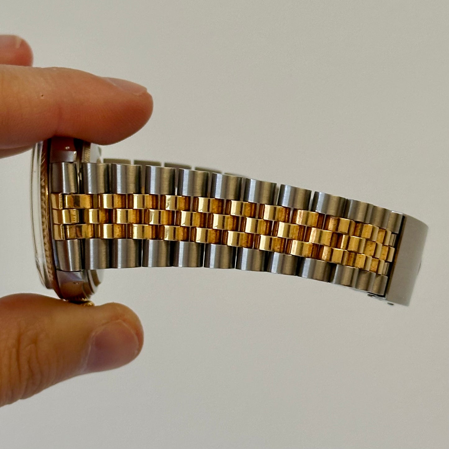 Datejust 36 Linen 18K Yellow Gold Ref 16013 1983