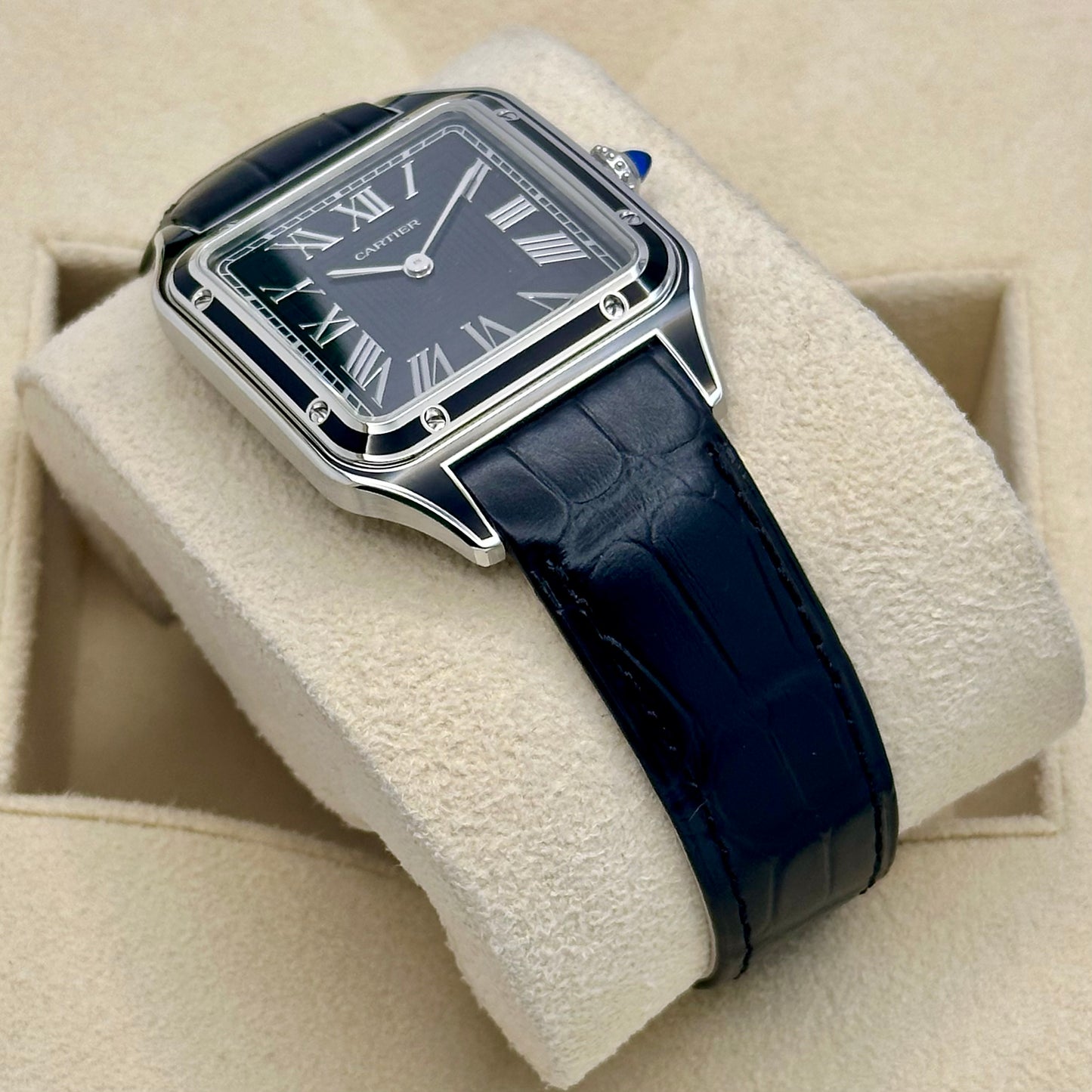 Santos Dumont Large Black Lacquer Ref WSSA0046 2025