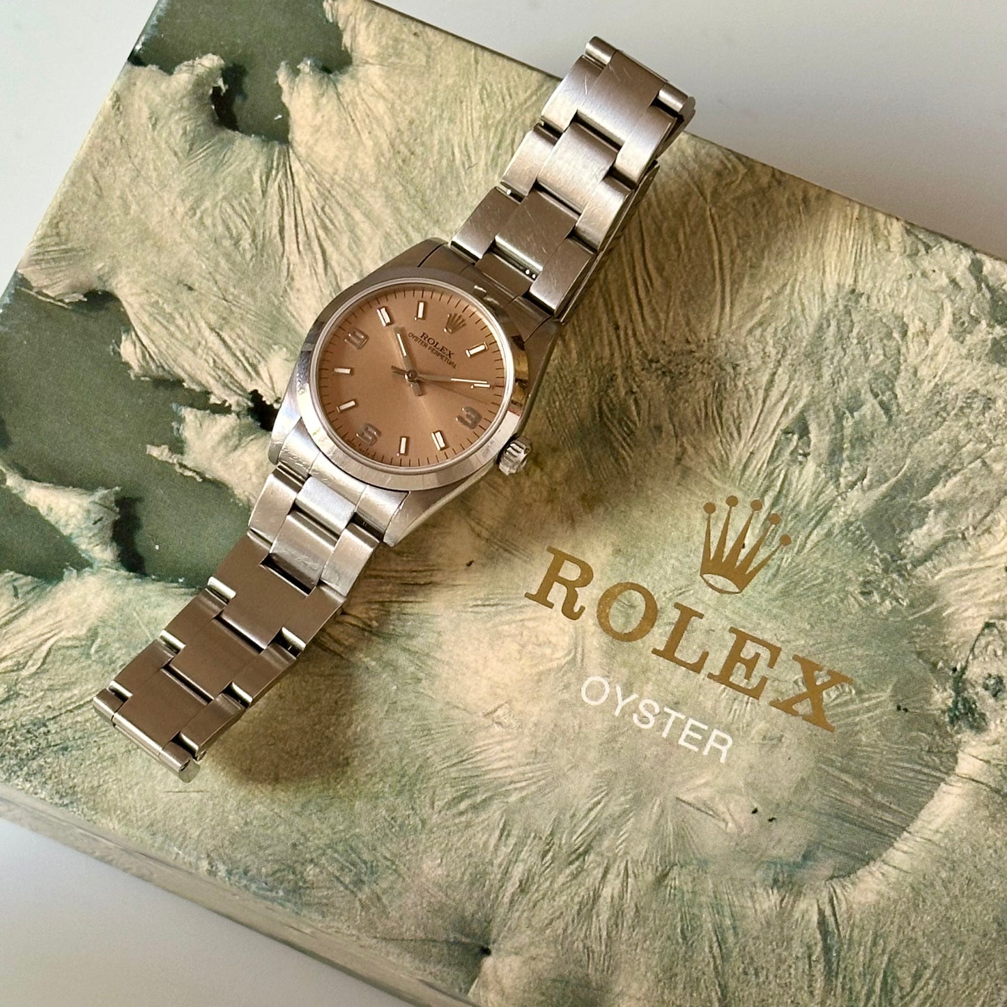 (ON HOLD) Oyster Perpetual 31 Salmon Ref 67480 1998