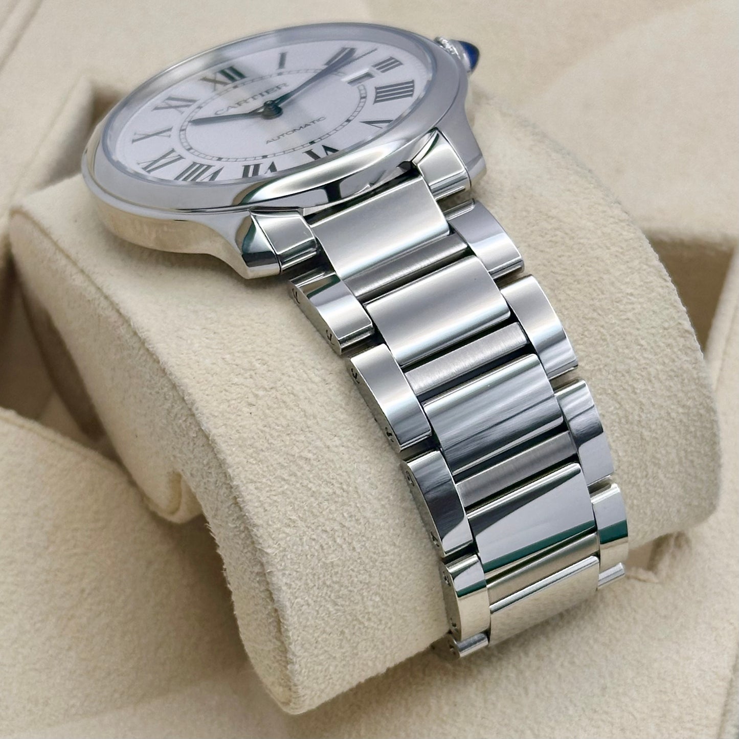 Ronde Must De Cartier White Romans Ref WSRN0035 2024