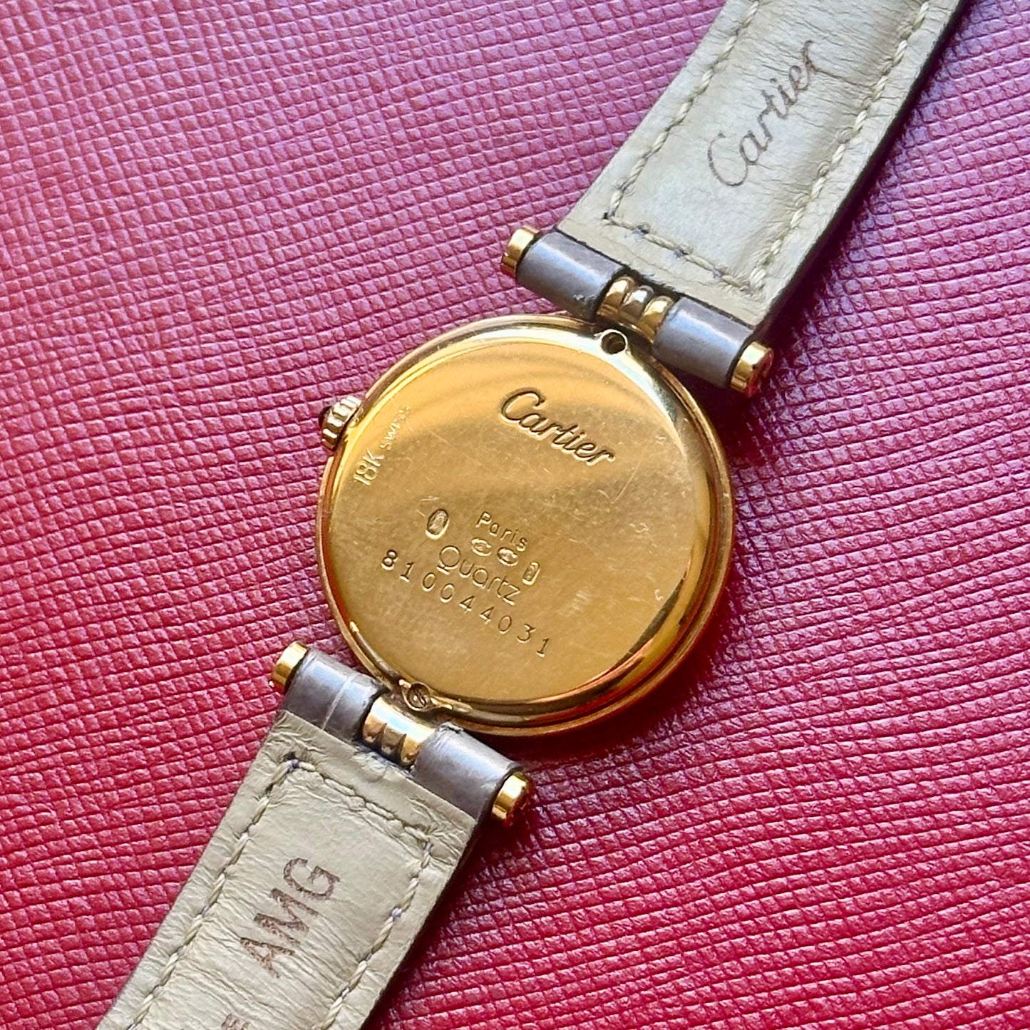 Vendome Trinity 18K Gold White Romans Ref 81004 1990