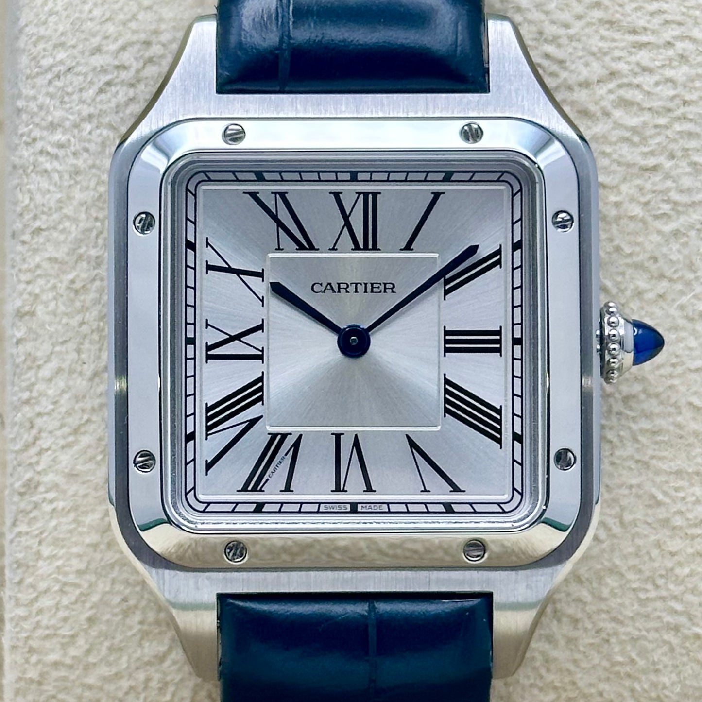 Santos Dumont Large Silver Romans Ref WSSA0022 2025