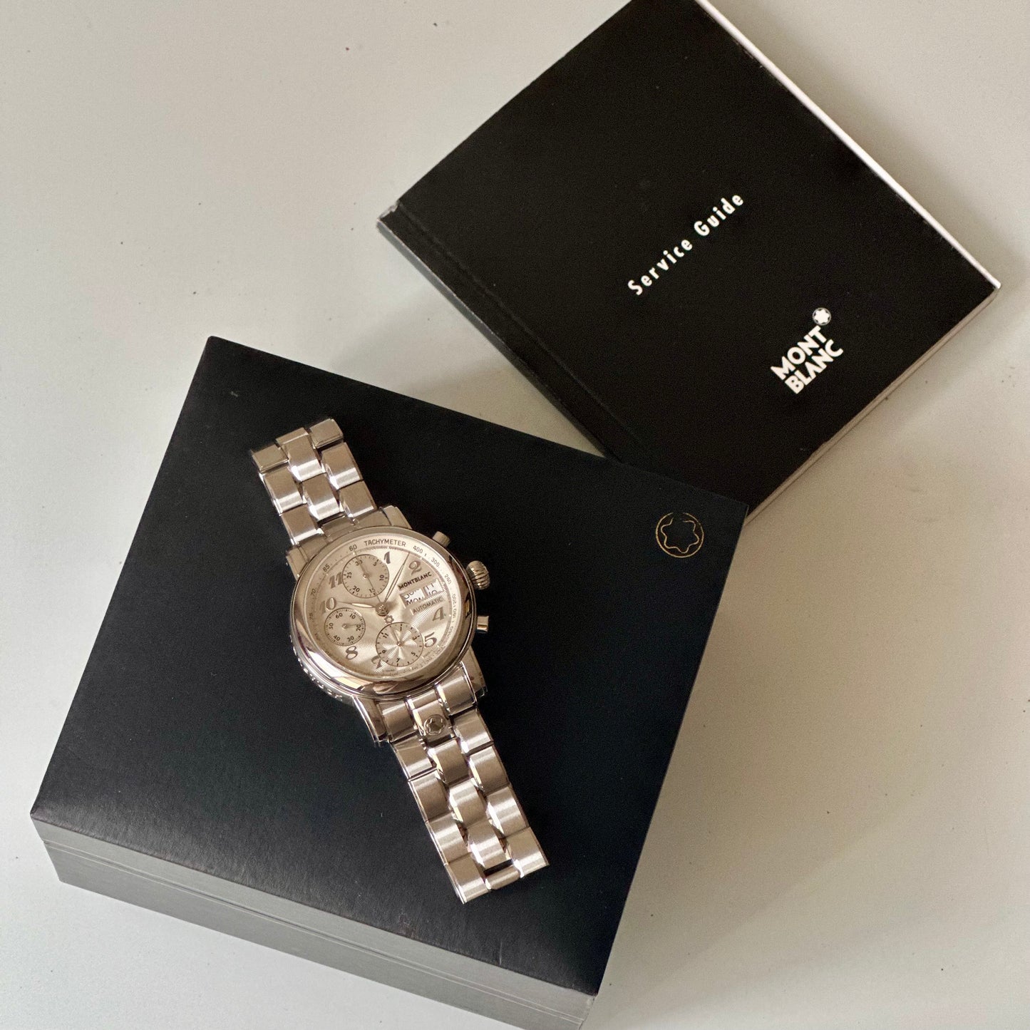 Montblanc Star XL Silver Chronograph Ref M29101 2006