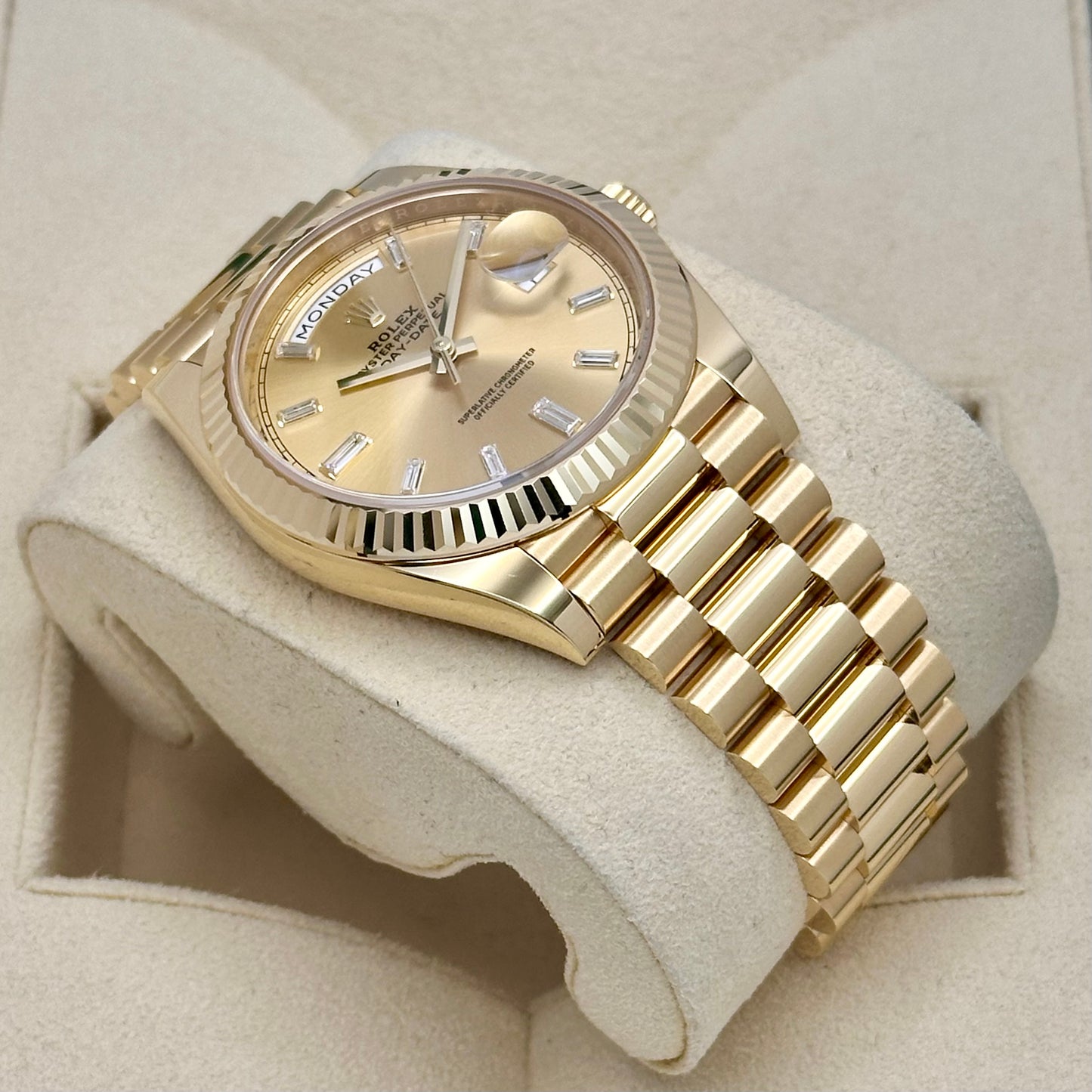 Day-Date 40 Champagne Baguettes Ref 228238 2022