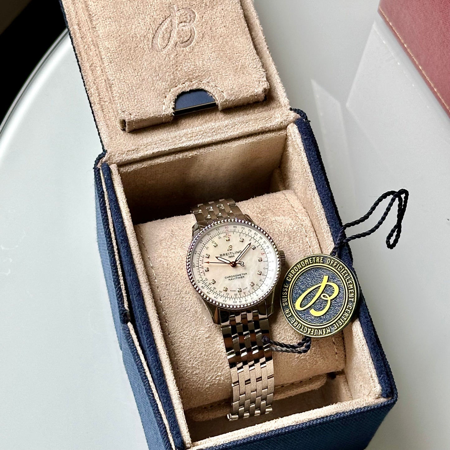 Navitimer Ladies Mother Of Pearl Diamond Ref A17395 2024