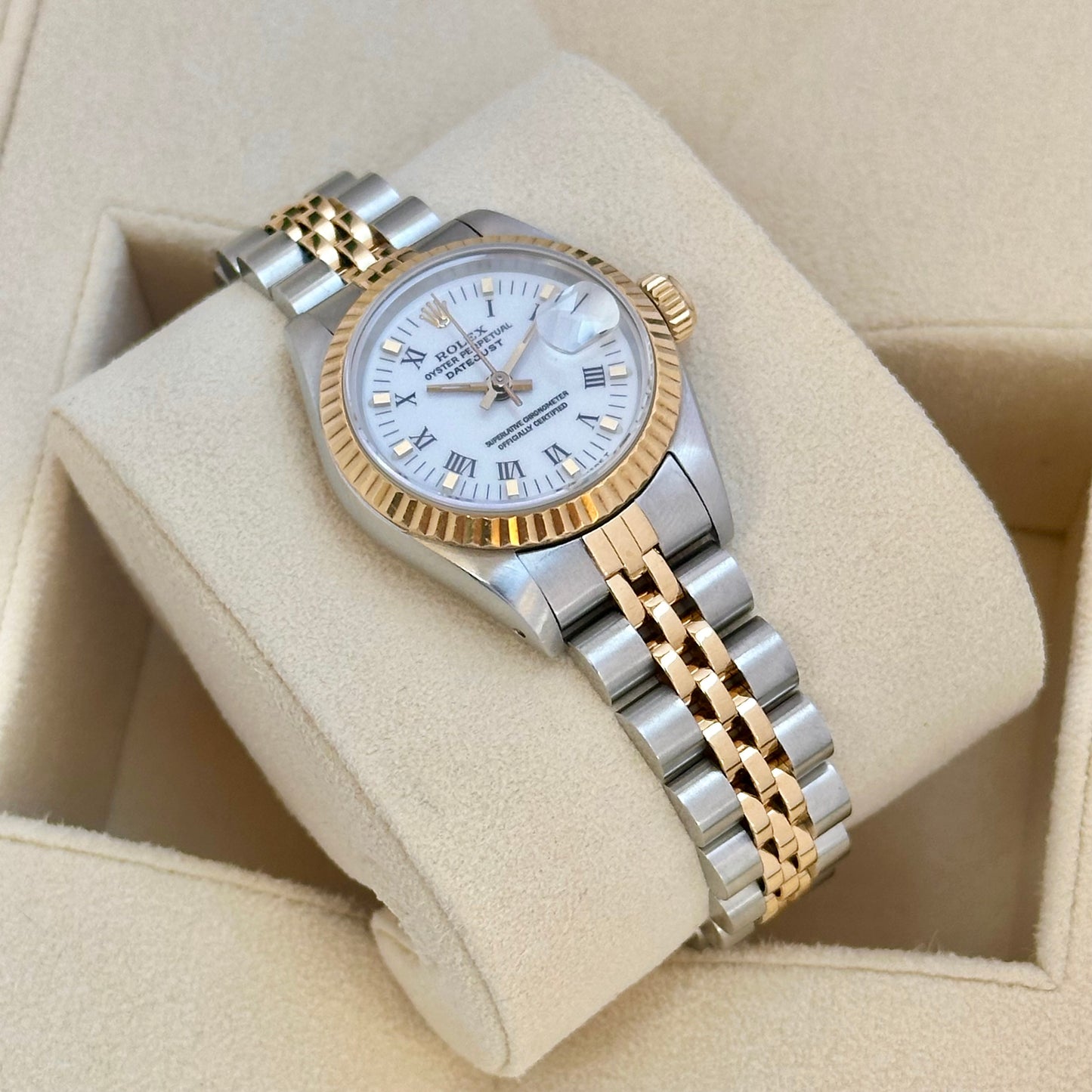 Lady-Datejust 26 White Buckley Ref 69173 1990