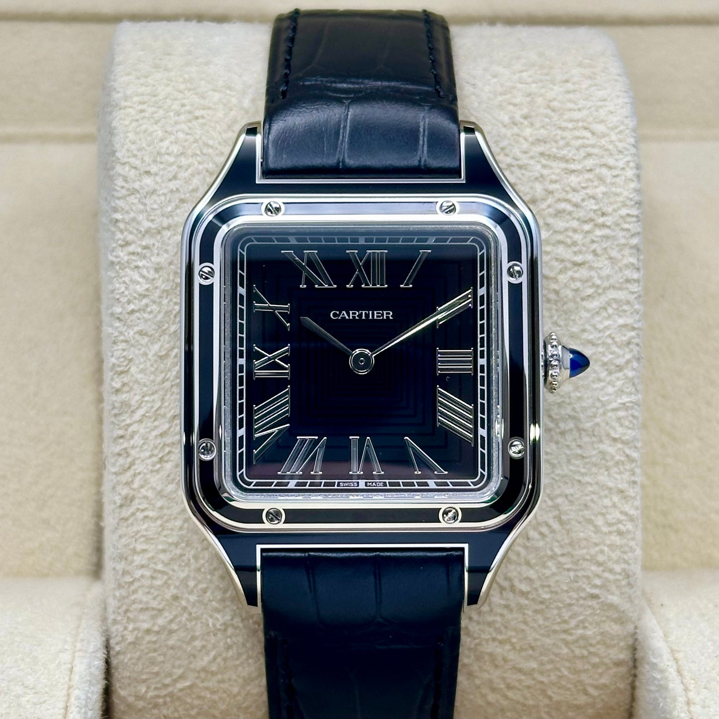 Santos Dumont Large Black Lacquer Ref WSSA0046 2025