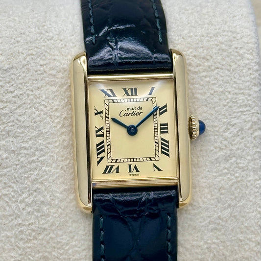 Tank Must Small Ivory Romans Manual Winding 1980