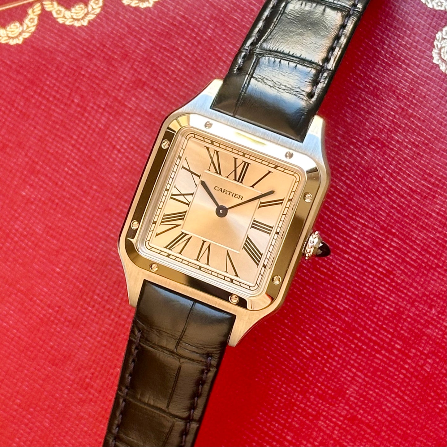 Santos Dumont Large Silver Romans Ref WSSA0022 2025