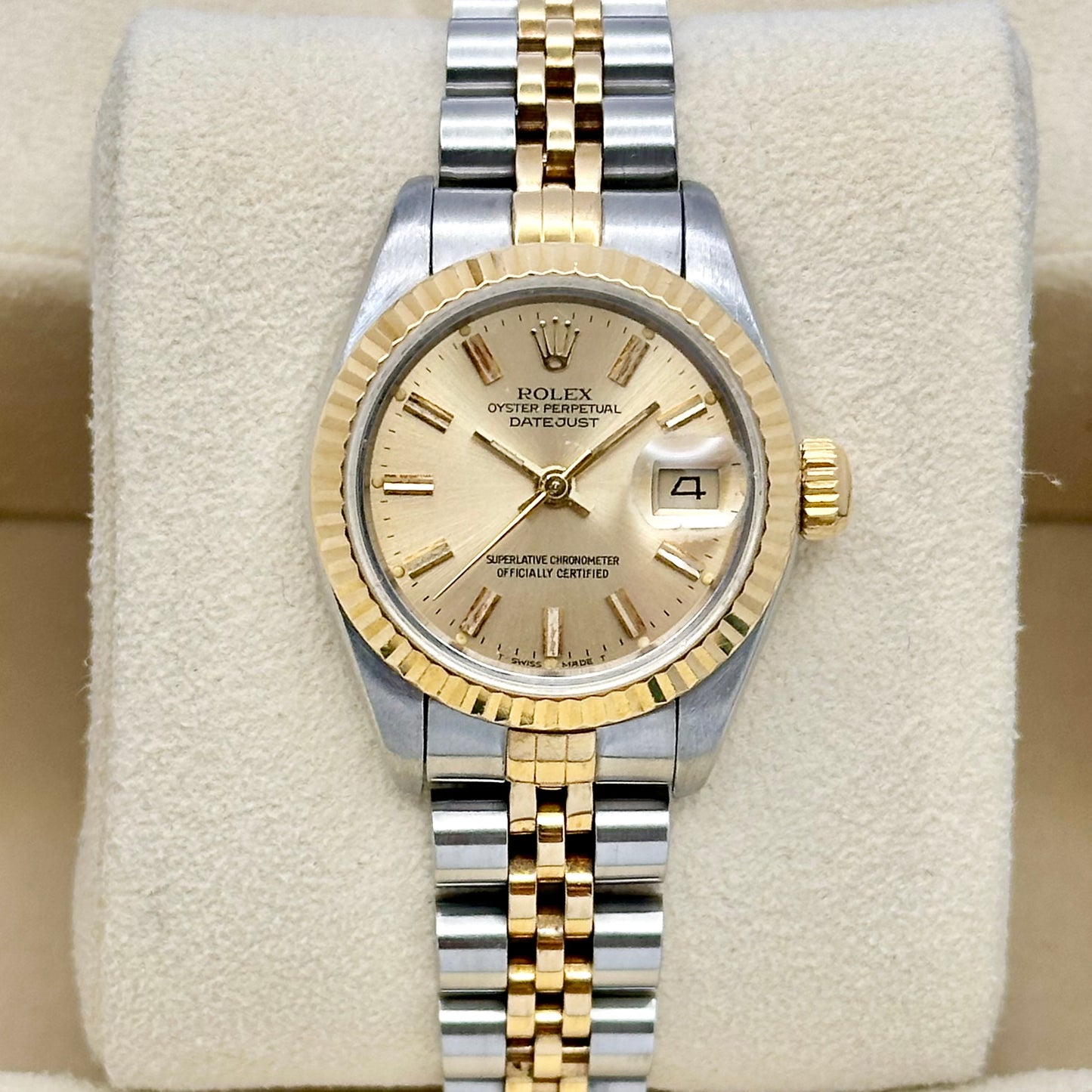 Lady-Datejust 26 Champagne Ref 69173 1990