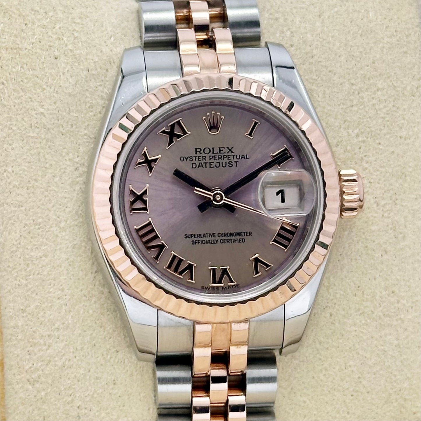 Lady-Datejust 26 Purple Romans Ref 179171 2009