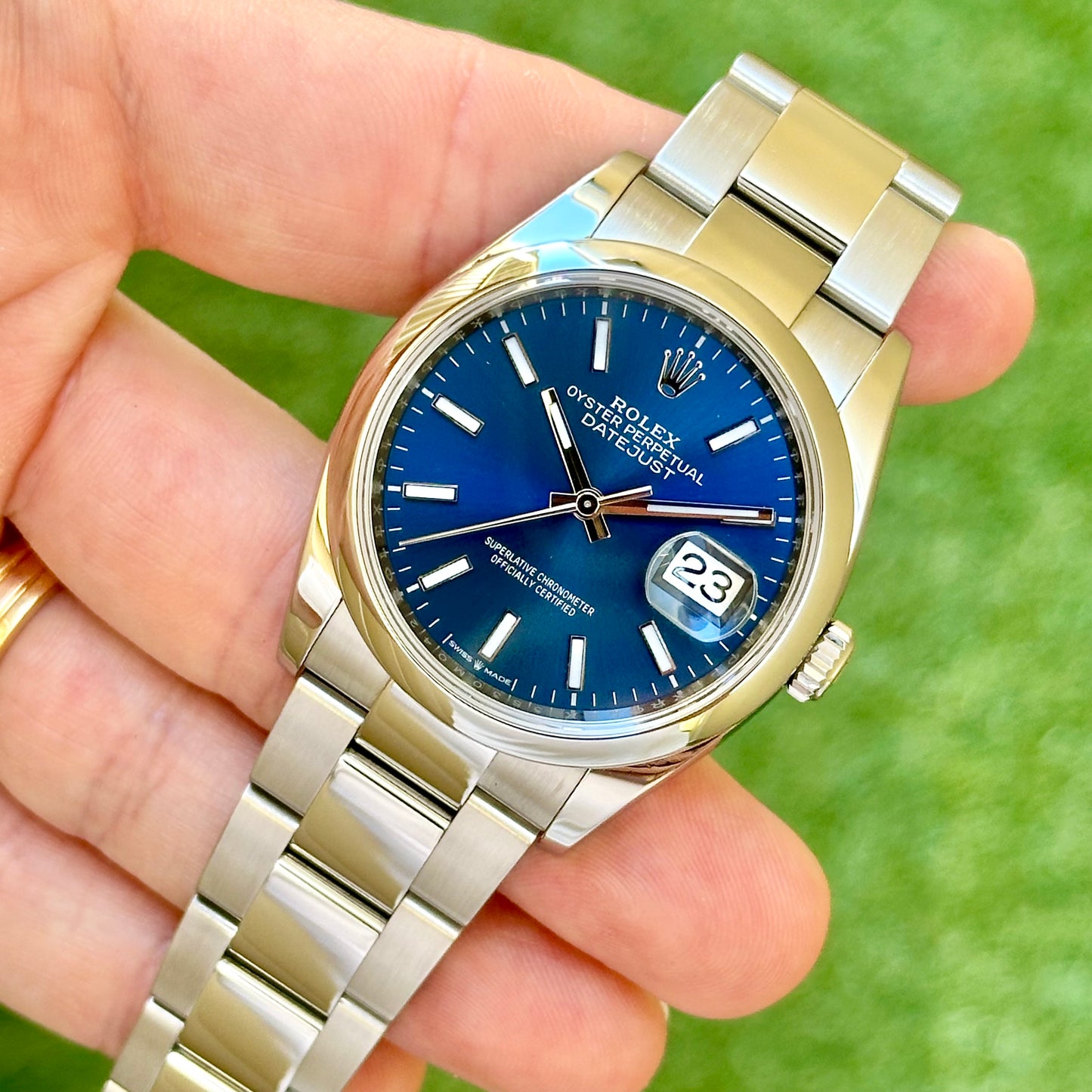 Datejust 36 Blue Ref 126200 2019