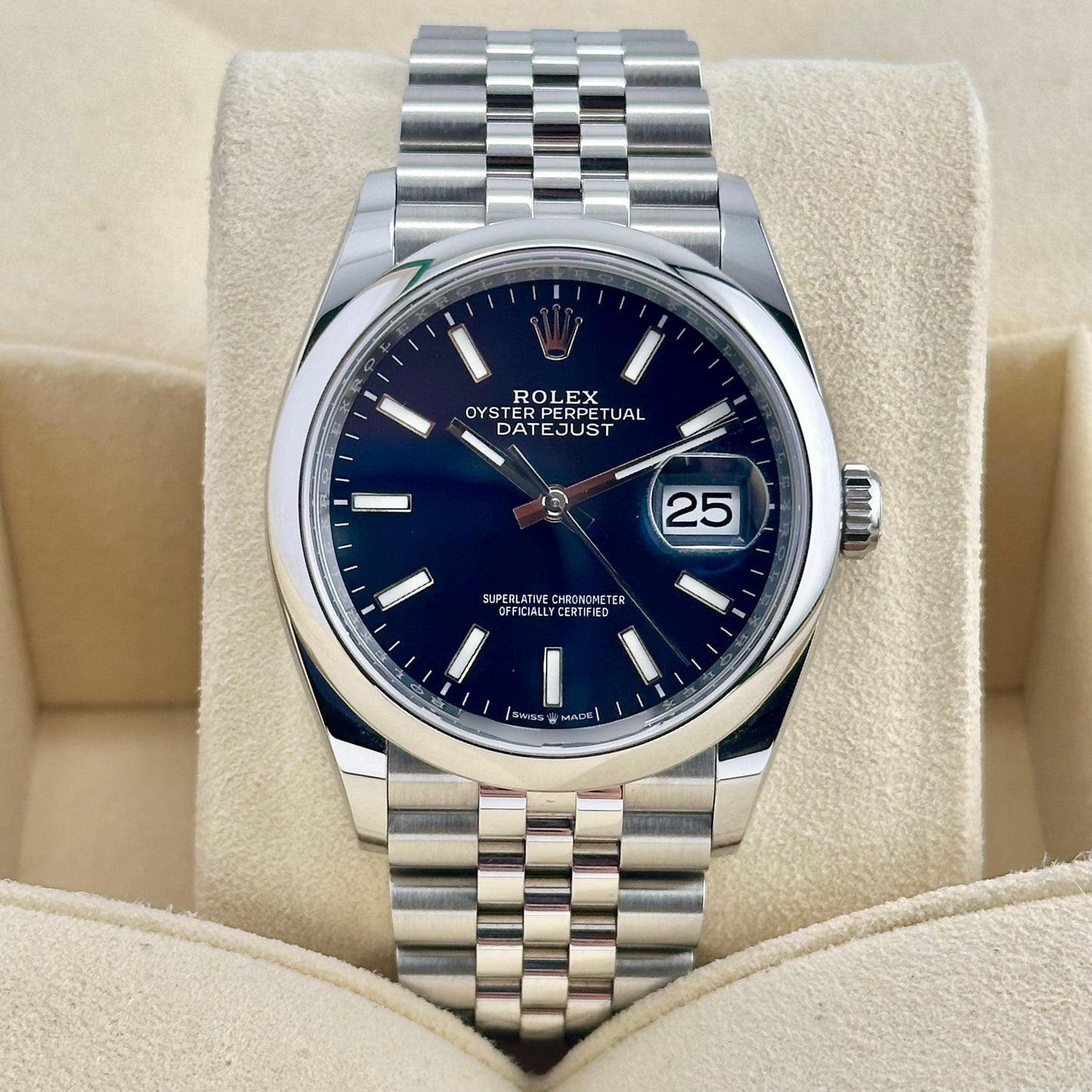 Datejust 36 Jubilee Blue Ref 126200 2023
