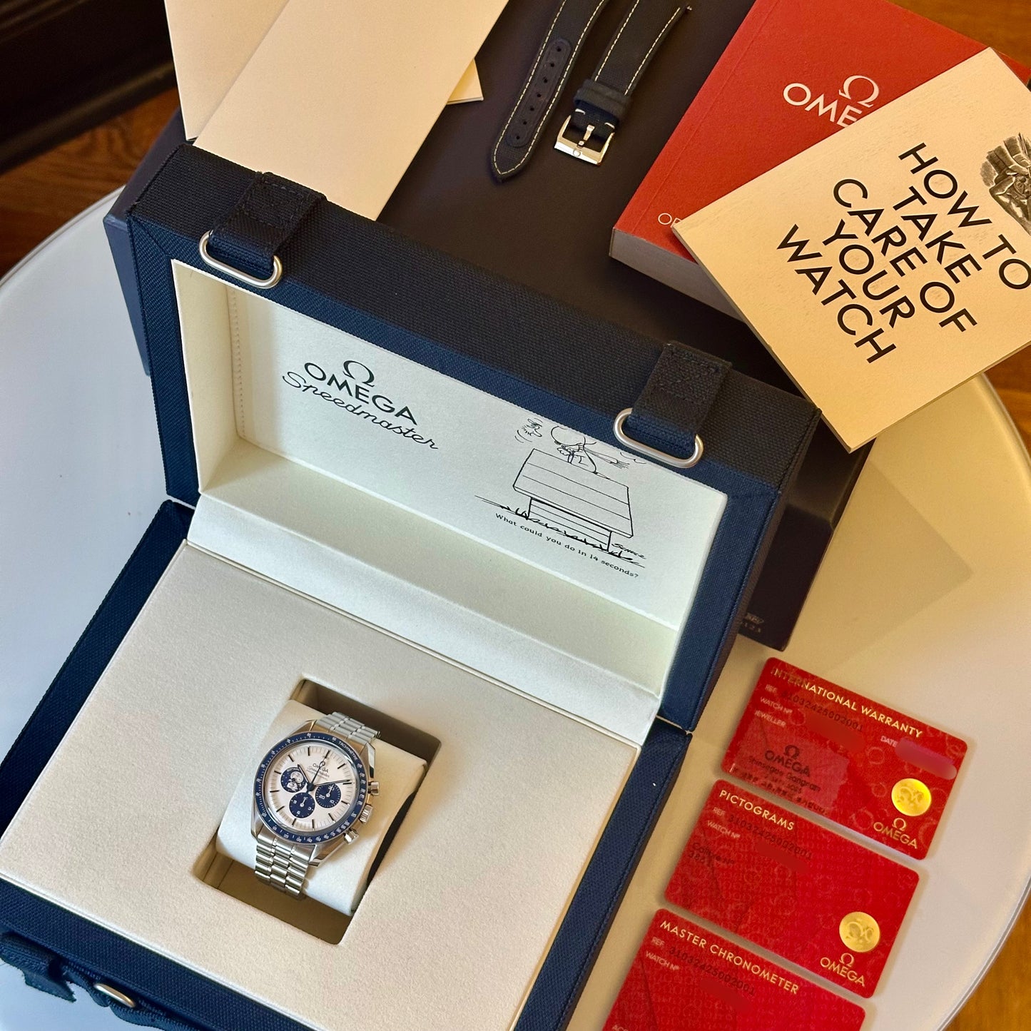 Speedmaster Anniversary Series Silver Snoopy Ref 310.32.42.50.02.001 2024