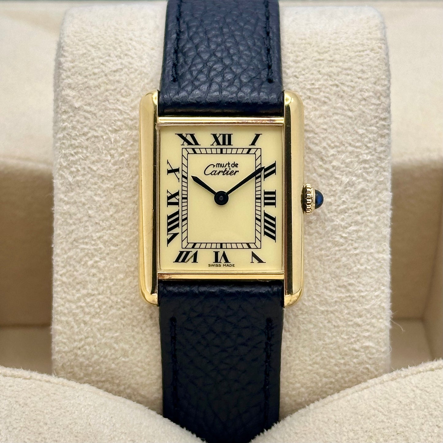 Tank Must Vermeil Large Ivory Romans Ref 59005 1985