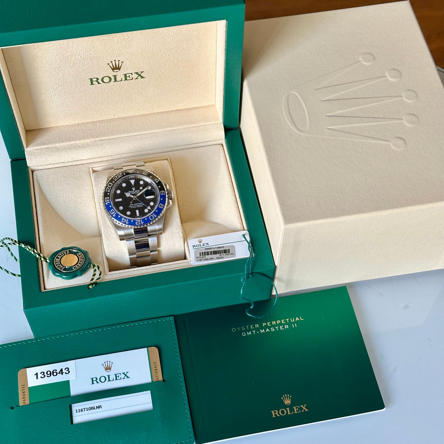 (ON HOLD) GMT Master II Batman Ref 116710BLNR 2017