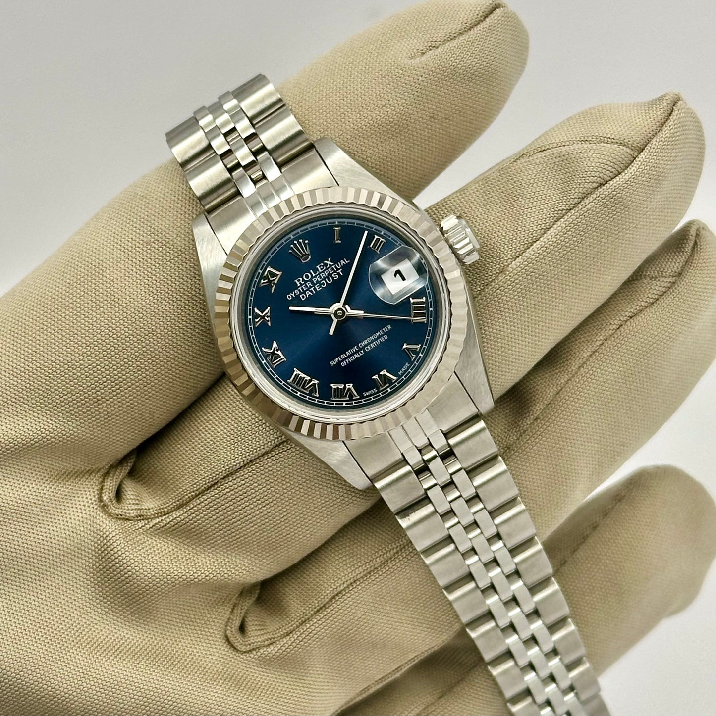 Lady-Datejust 26 Blue Romans Ref 69174 1998