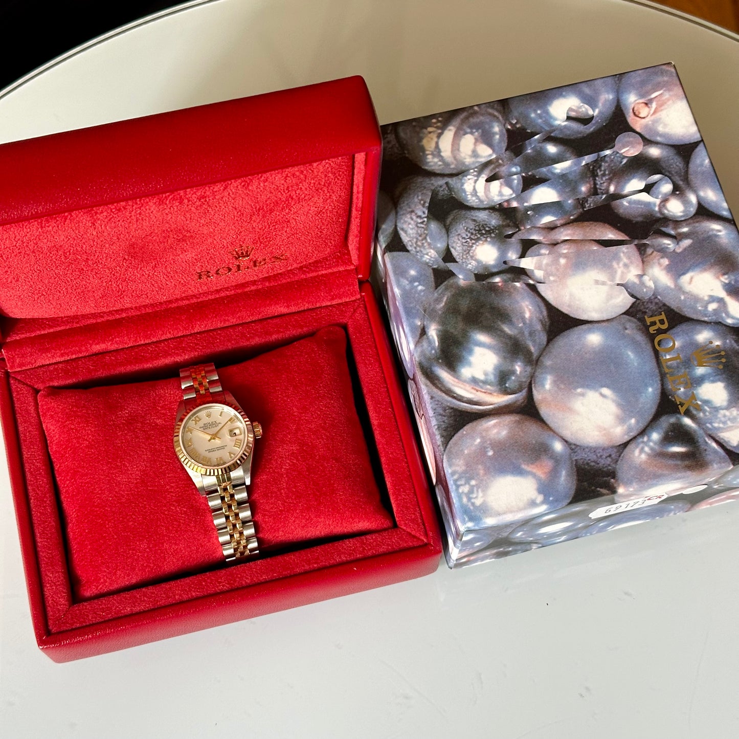 (ON HOLD) Lady-Datejust 26 Mother Of Pearl Romans Ref 79173 2002