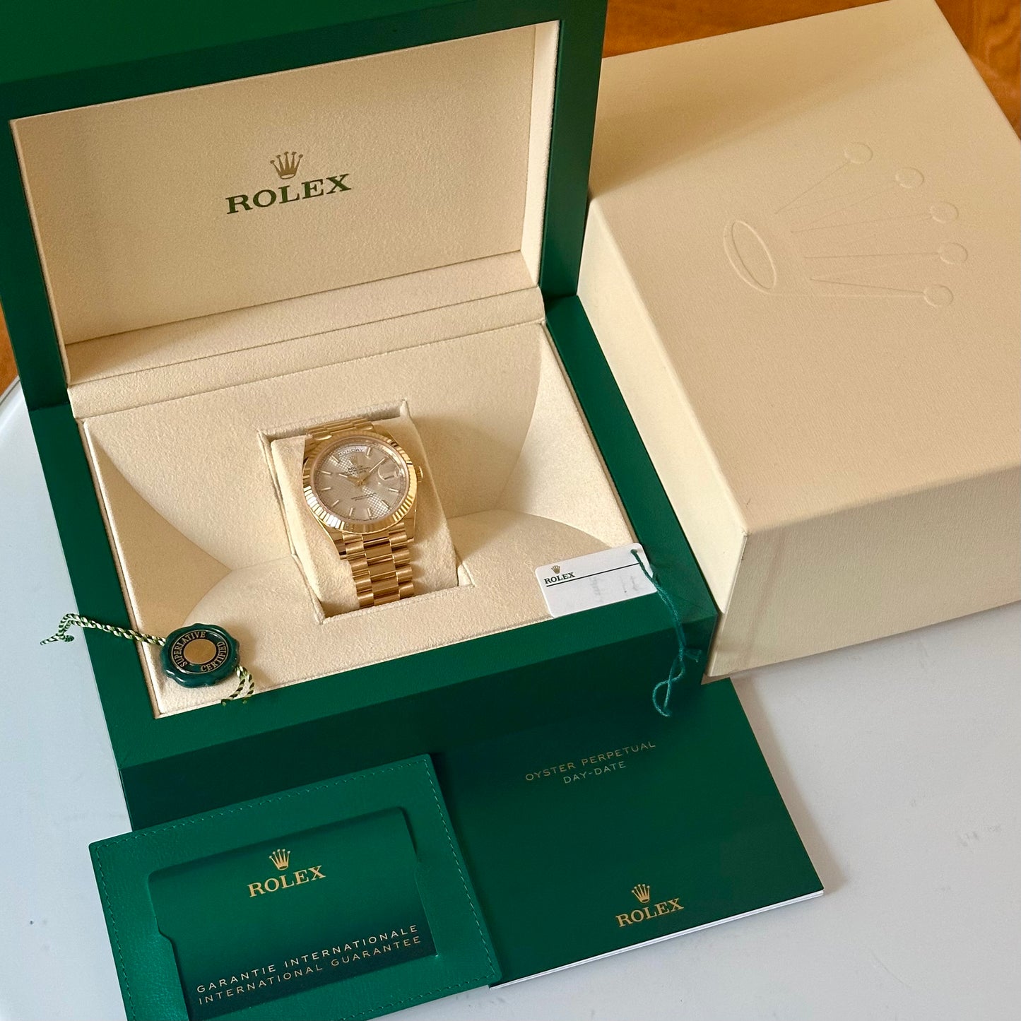 Day-Date 40 Silver Motif Ref 228238 2022