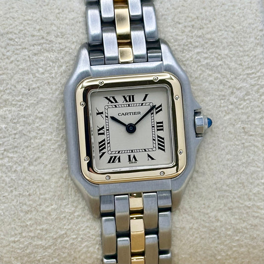 Panthére Small Single Row 18K Yellow Gold Two Tone Ref 1507917 1990