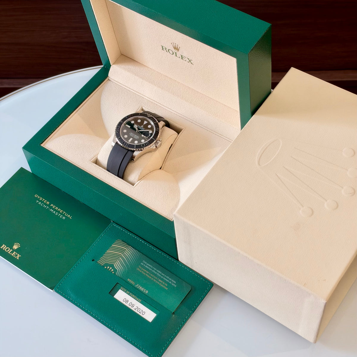 Yacht-Master 42 Ceramic 18K White Gold Ref 226659 2020
